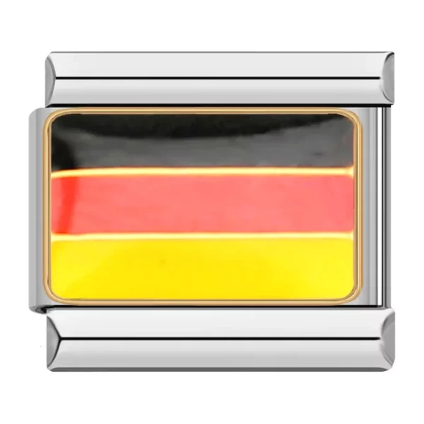 Charm Flagge von Deutschland aus Italienisches Armband