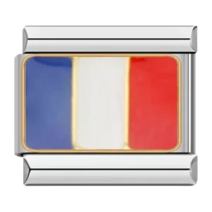 Charm Flag of France from Italian Bracelet