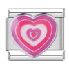 Charm My Crazy Pink Heart von Italian Bracelet