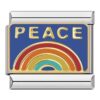 Charm Peace Rainbow van Italian Bracelet