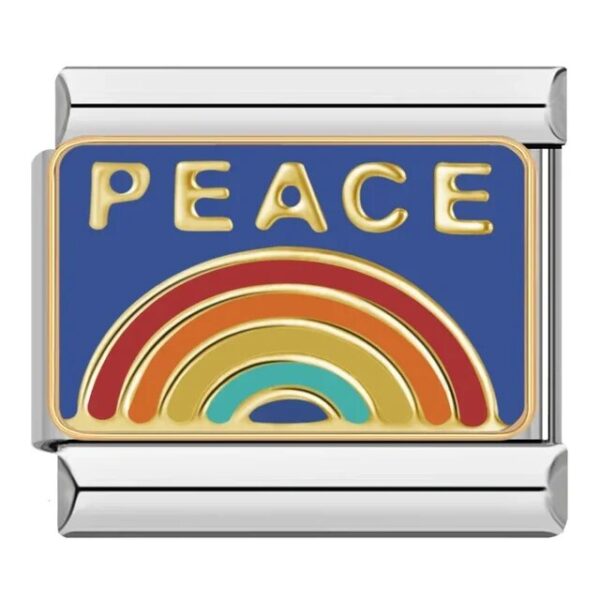 Charm Peace Rainbow from Italian Bracelet