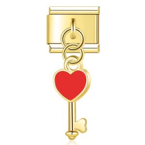 Charm from The Key to Love for in the Italian Bracelet.