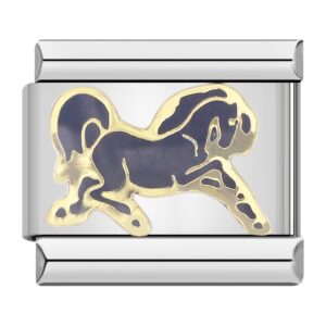 Charm of a horse for in your Italian Bracelet