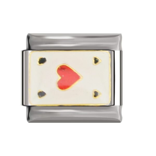 Charm of a game card for in your Italian Bracelet.