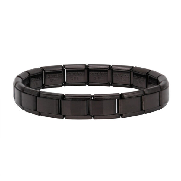 Italienisches Armband Starterset Armband schwarz