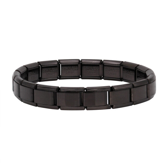 NOMİNATİON Gentleman Bracelet In Stainless Steel, Leather, Diamonds And  Stones (large) Black - Trendyol