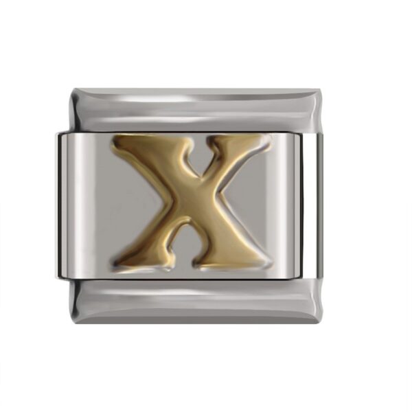 Charm of the letter X for your Italian Bracelet.