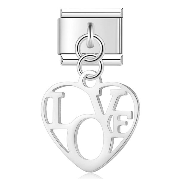 Charm Love is in the Heart from Italian Bracelet