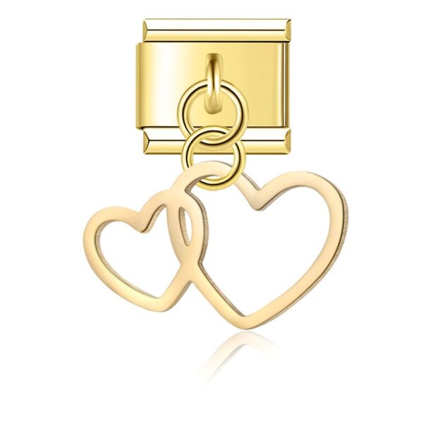 Charm Love my love gold van Italian Bracelet