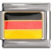 Charm of the German flag from Italian Bracelet