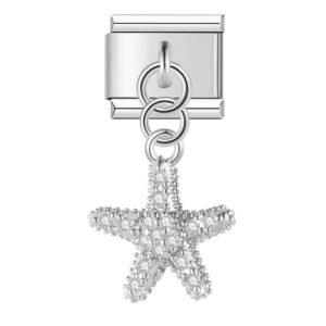 Charm Silver Sea Star from Italian Bracelet