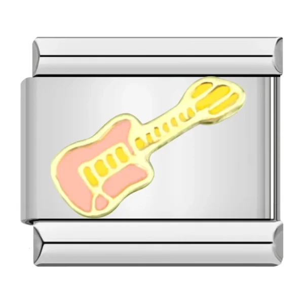Charm Guitar Gero zilver van Italian Bracelet