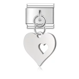 Bedel Heart in Heart van Italian Bracelet.