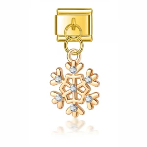 Bedel Sneeuwkristal van Italian Bracelet