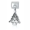 Charm Christmas Tree Silver from Italian Bracelet