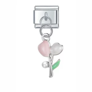 Charm Tulpen aus italienischem Armband