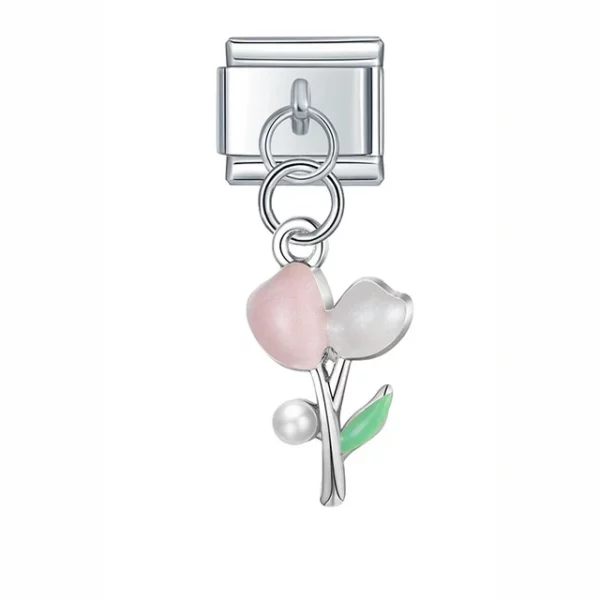 Charm Tulips van Italian Bracelet