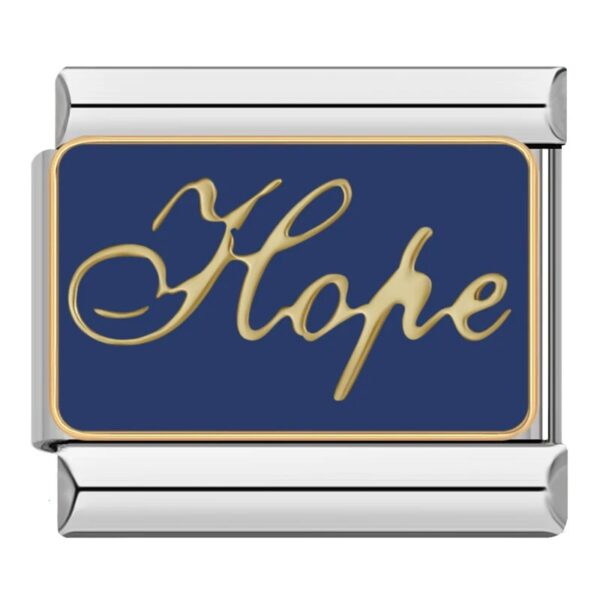 Charm Hope for the best from Italian Bracelet