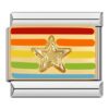 Charm Rainbow Star van Italian Bracelet