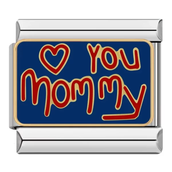 Charm Love you mommy van Italian Bracelet