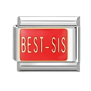 Charm Best Sis by Italian Bracelet