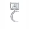 Charm Silver Moon van Italian Bracelet