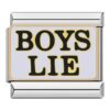 Charm Boys Lie by Italian Bracelet