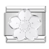 Charm White Flower from Italian Bracelet