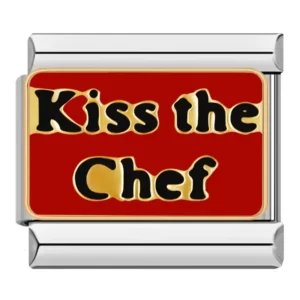 Charm Kiss the Chef by Italian Bracelet