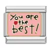 Charm You are the Best by Italian Bracelet