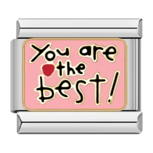 Charm You are the Best van Italian Bracelet