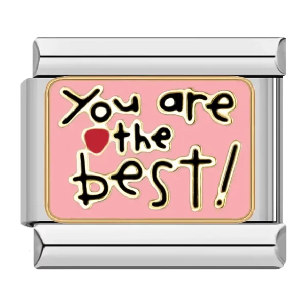 Charm You are the Best by Italian Bracelet