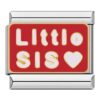 Charm Little Sis by Italian Bracelet