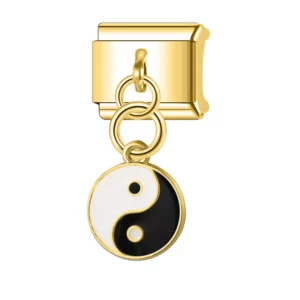 Charm Yin Yang Gold from Italian Bracelet