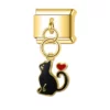 Charm Gatito Negro from Italian Bracelet