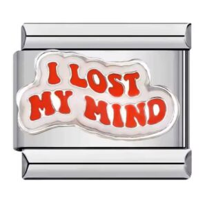 Charm I Lost My Mind van Italian Bracelet