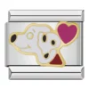 Charm Love Puppy Silber von Italian Bracelet