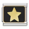 Charm Gold Star from Italian Bracelet