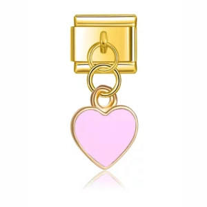 Pinkish Heart van Italian Bracelet