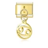Charm Cancer - Kreeft sterrenbeeld van Italian Bracelet