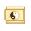 Charm Yin Yang Gold van Italian Bracelet