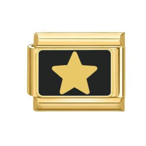 Charm Gold Star Gold from Italian Bracelet