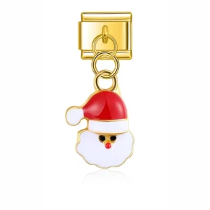 Charm Santa Claus van Italian Bracelet