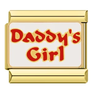 Charm Daddy's Girl Gold van Italian Bracelet