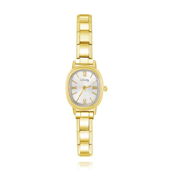 Horloge Ovaal Goud van Italian Bracelet