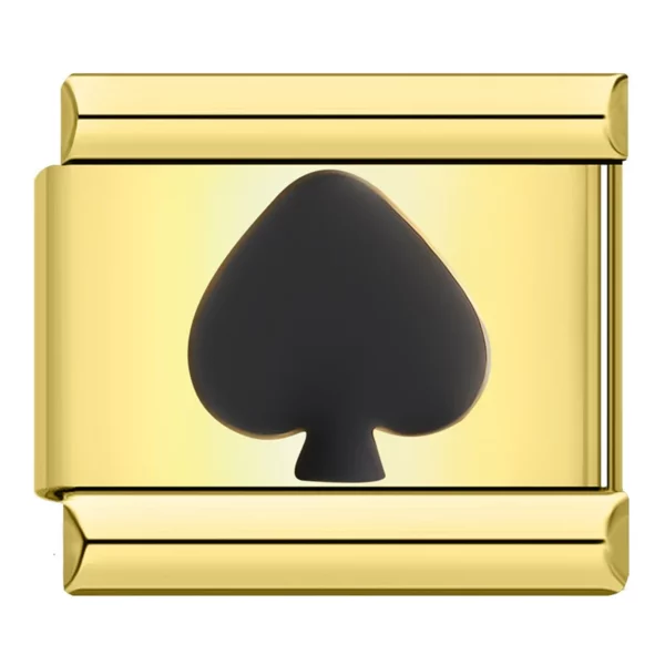 Charm Spades Gold by Italian Bracelet