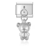 Charm Teddy bear Silver van Italian Bracelet