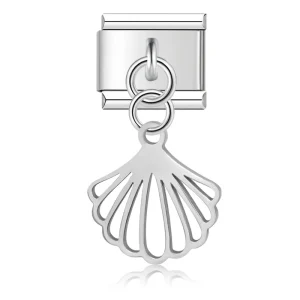Charm Sea Shell zilver van Italian Bracelet