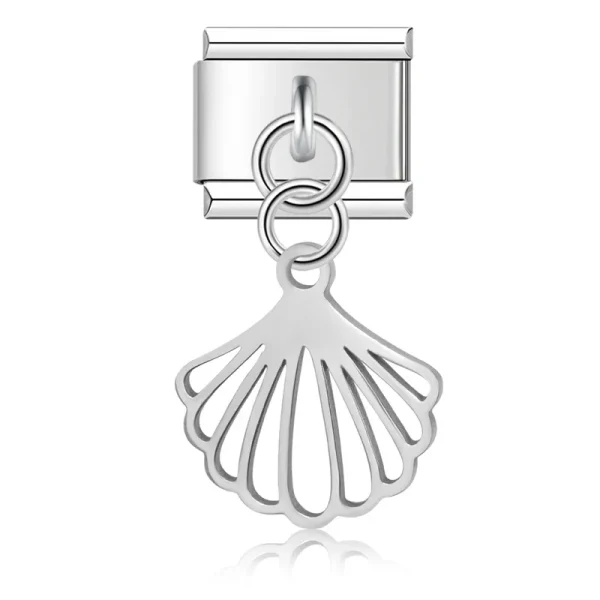 Charm Sea Shell zilver van Italian Bracelet