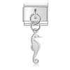 Charms Seepferdchen Silber von Italian Bracelet